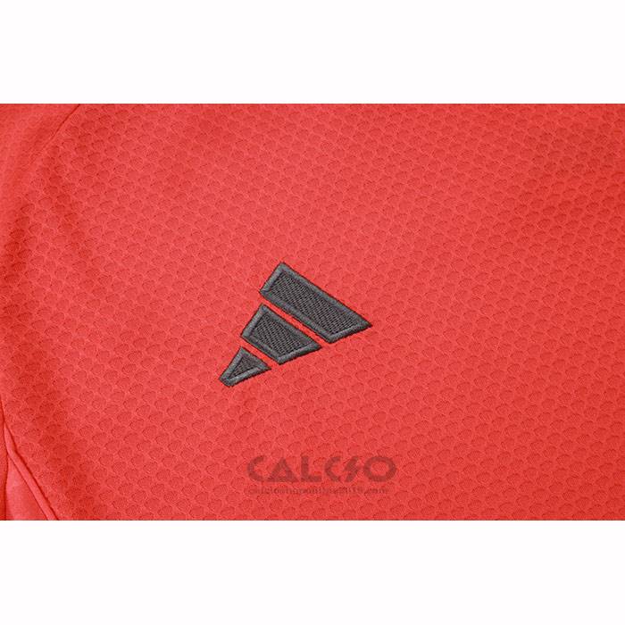Tuta da Track Bayern Monaco Manica Corta 2025-2026 Arancione - Pantaloncini